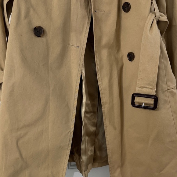 JCrew Tan Trench Coat - Picture 5 of 9